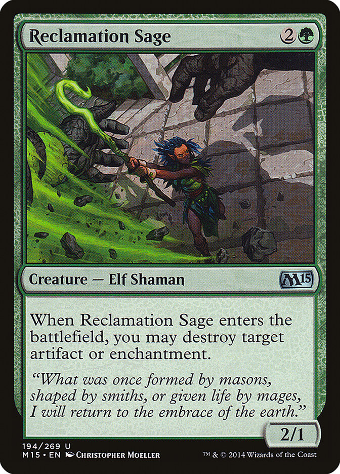 Reclamation Sage [Magic 2015] (194)