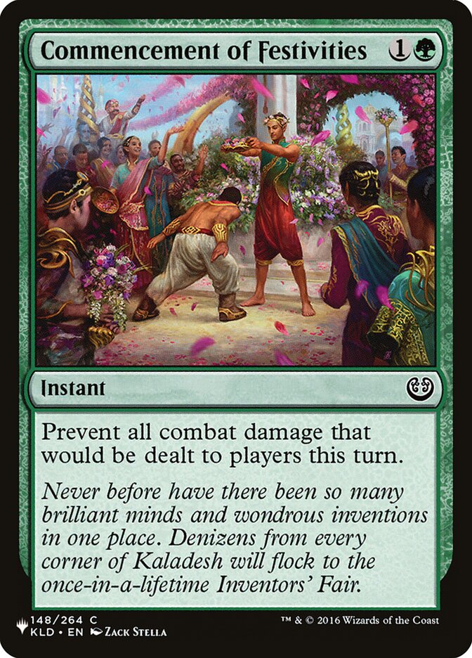 Commencement of Festivities [The List] (KLD-148)