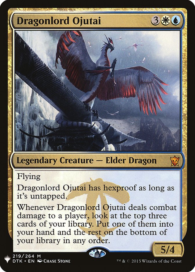 Dragonlord Ojutai [The List] (DTK-219)