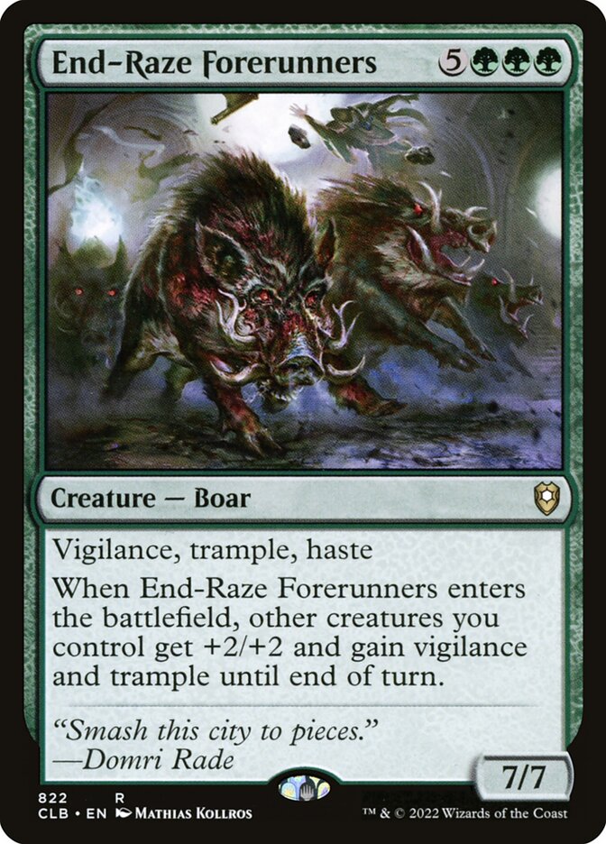 End-Raze Forerunners [Commander Legends: Battle for Baldur's Gate] (822)