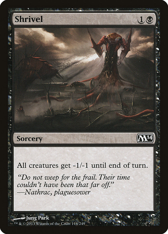 Shrivel [Magic 2014] (116)
