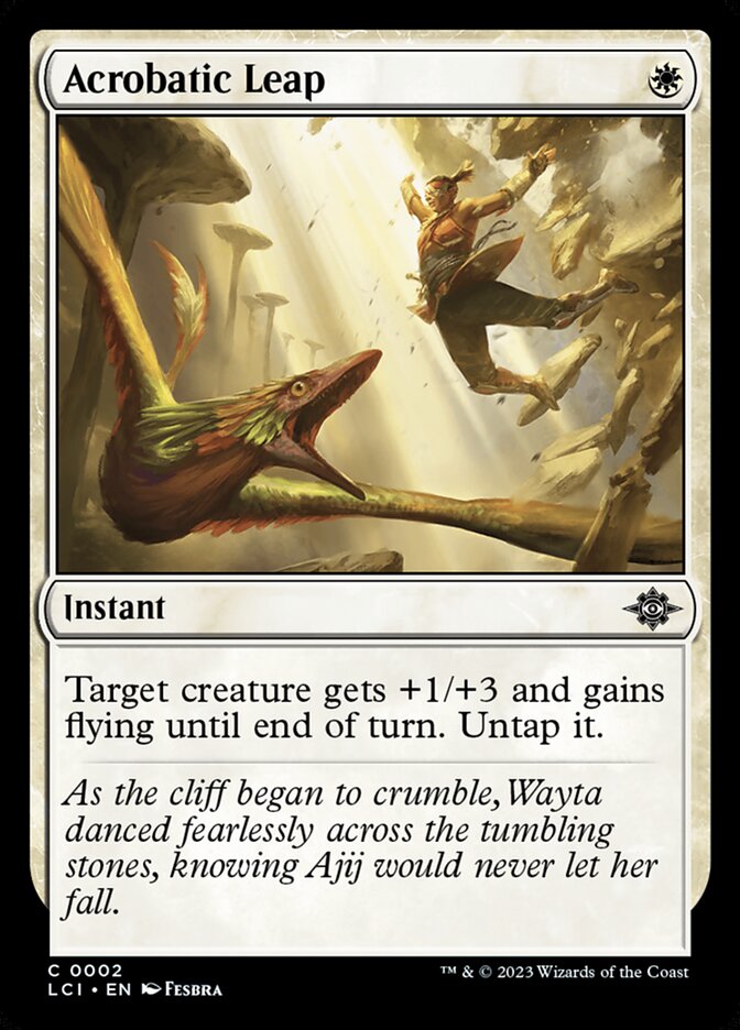 Acrobatic Leap [The Lost Caverns of Ixalan] (2)