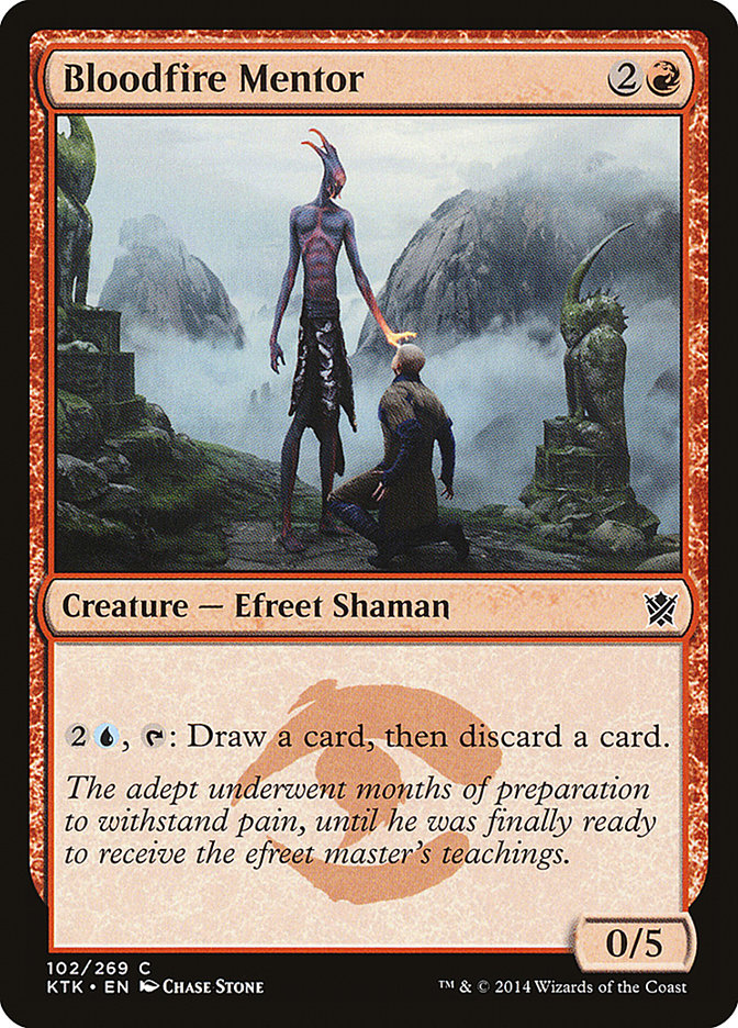 Bloodfire Mentor [Khans of Tarkir] (102)