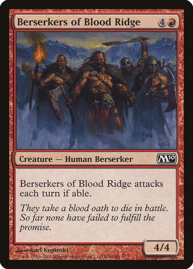 Berserkers of Blood Ridge [Magic 2010] (126)