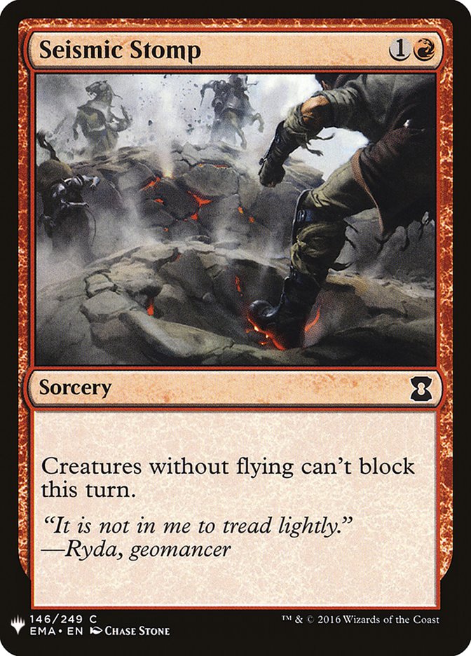 Seismic Stomp [The List] (EMA-146)