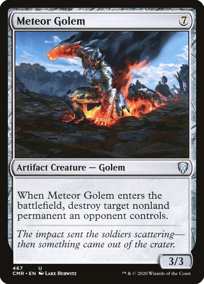 Meteor Golem [Commander Legends] (467)