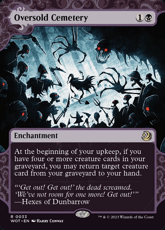 Oversold Cemetery [Wilds of Eldraine: Enchanting Tales] (33)