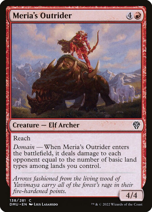 Meria's Outrider [Dominaria United] (138)