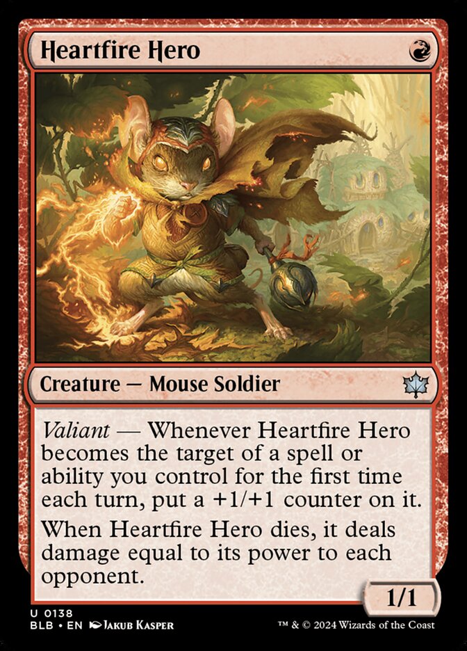 Heartfire Hero [Bloomburrow] (138)