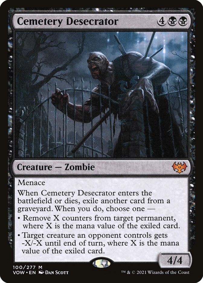 Cemetery Desecrator [Innistrad: Crimson Vow] (100)