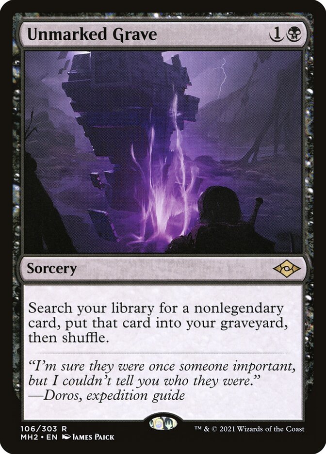 Unmarked Grave [Modern Horizons 2] (106)