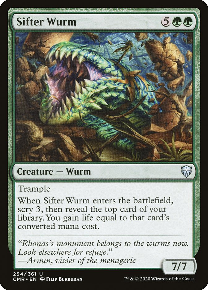 Sifter Wurm [Commander Legends] (254)