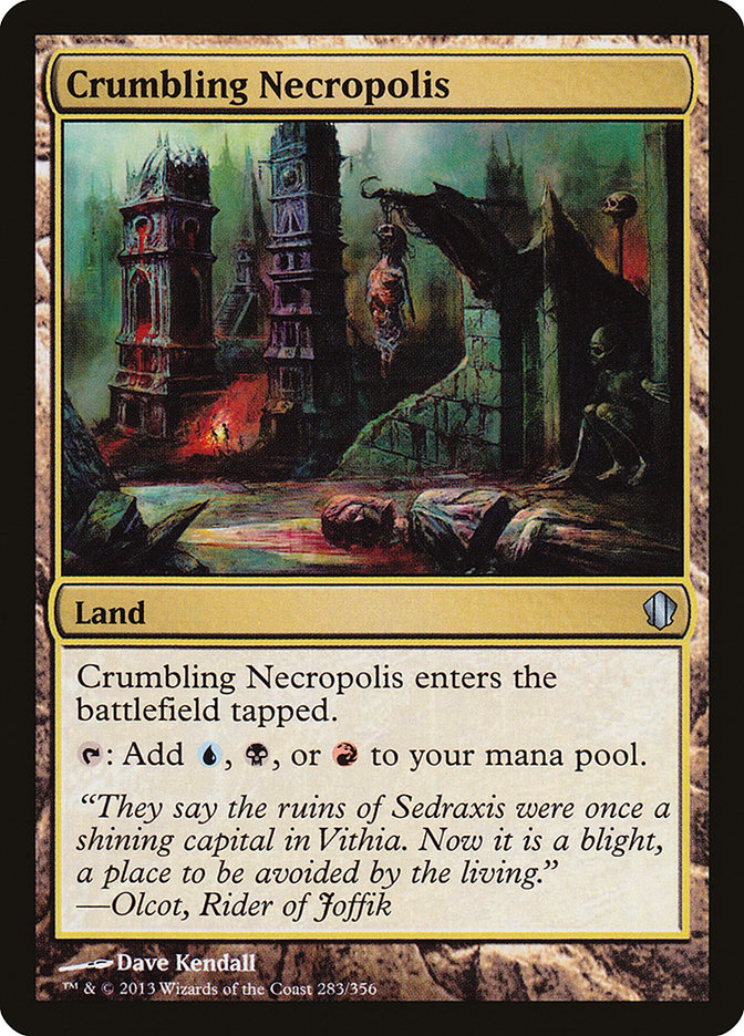Crumbling Necropolis [Commander 2013] (283)