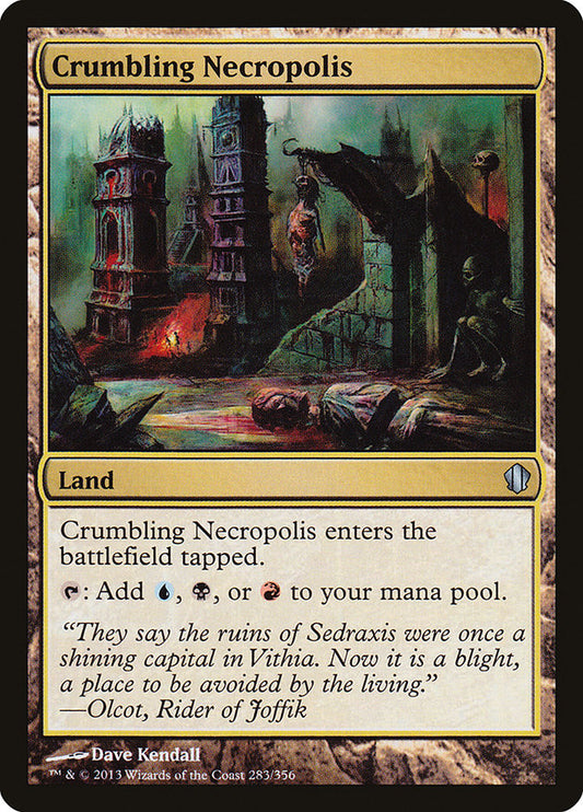Crumbling Necropolis [Commander 2013] (283)
