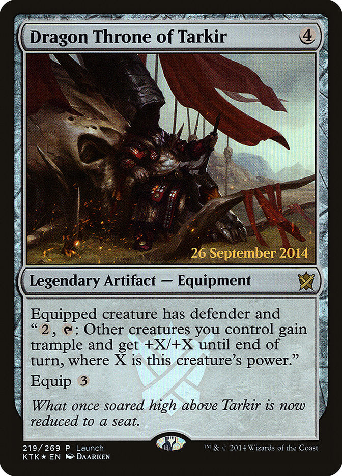 Dragon Throne of Tarkir [Khans of Tarkir Promos] (219)