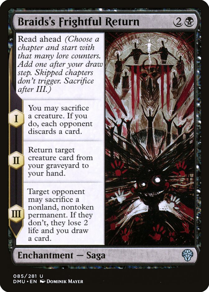 Braids's Frightful Return [Dominaria United] (85)