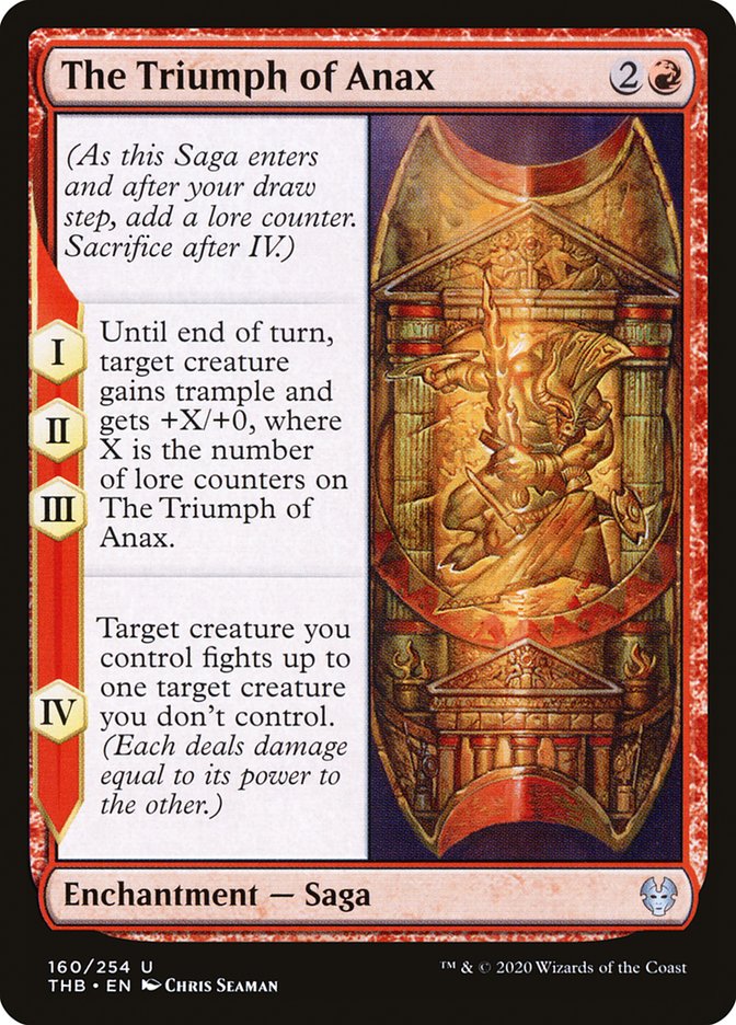 The Triumph of Anax [Theros Beyond Death] (160)