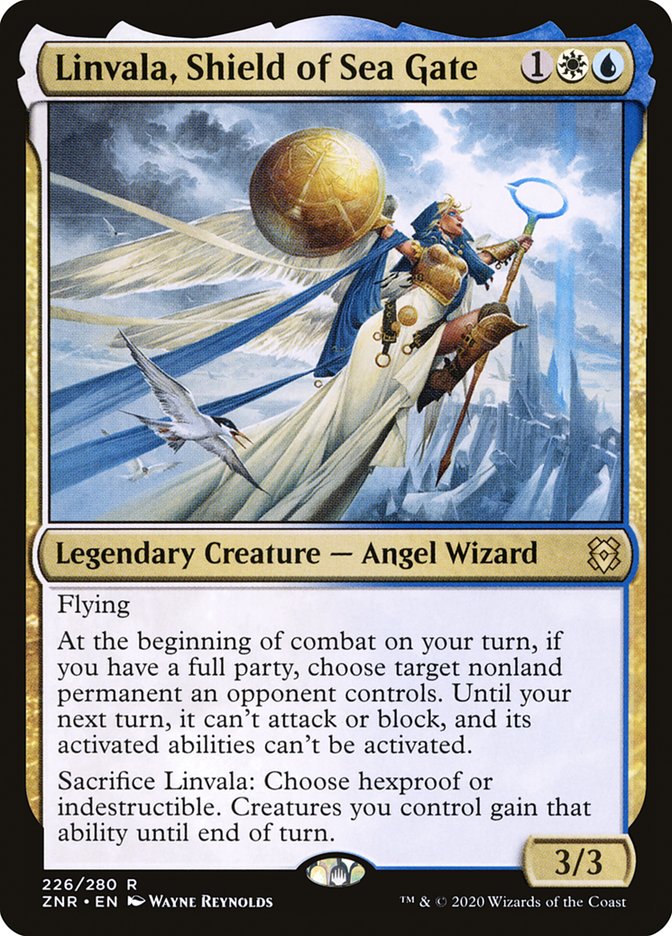 Linvala, Shield of Sea Gate [Zendikar Rising] (226)