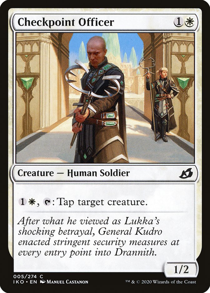 Checkpoint Officer [Ikoria: Lair of Behemoths] (5)