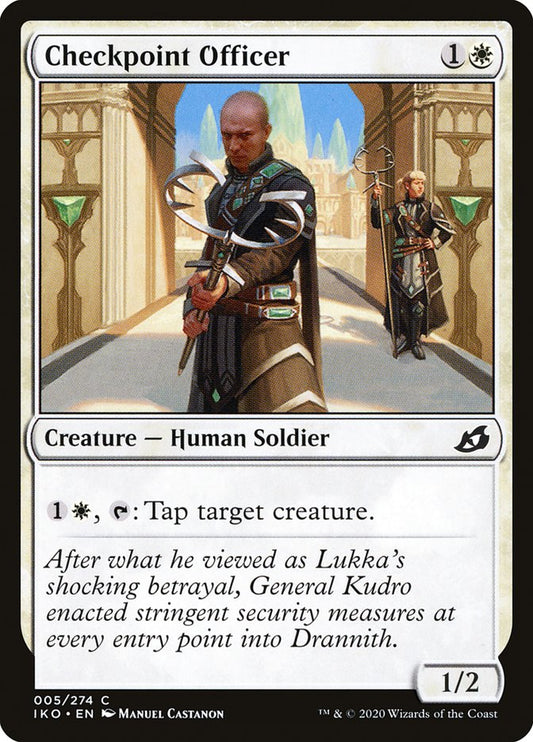 Checkpoint Officer [Ikoria: Lair of Behemoths] (5)