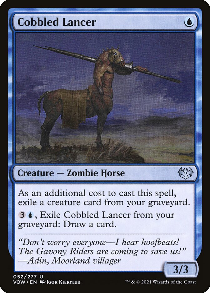 Cobbled Lancer [Innistrad: Crimson Vow] (52)