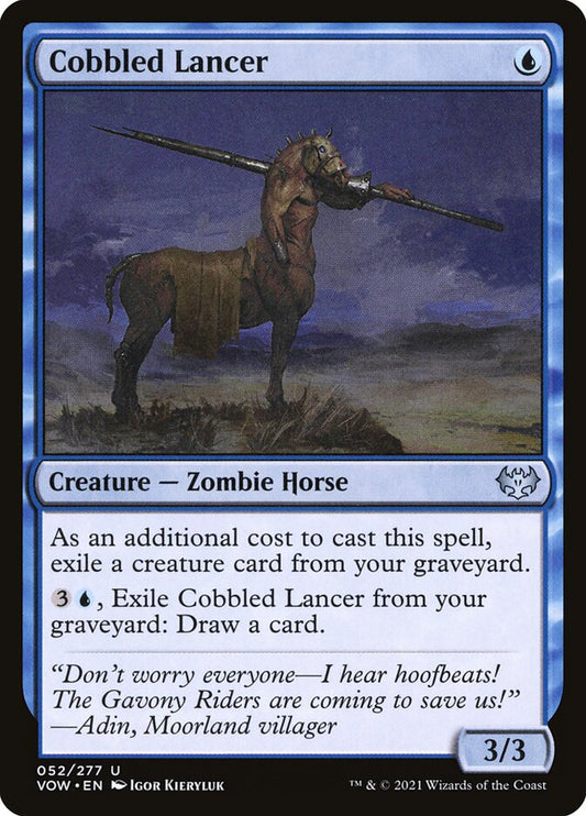 Cobbled Lancer [Innistrad: Crimson Vow] (52)