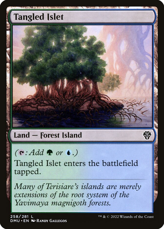 Tangled Islet [Dominaria United] (258)