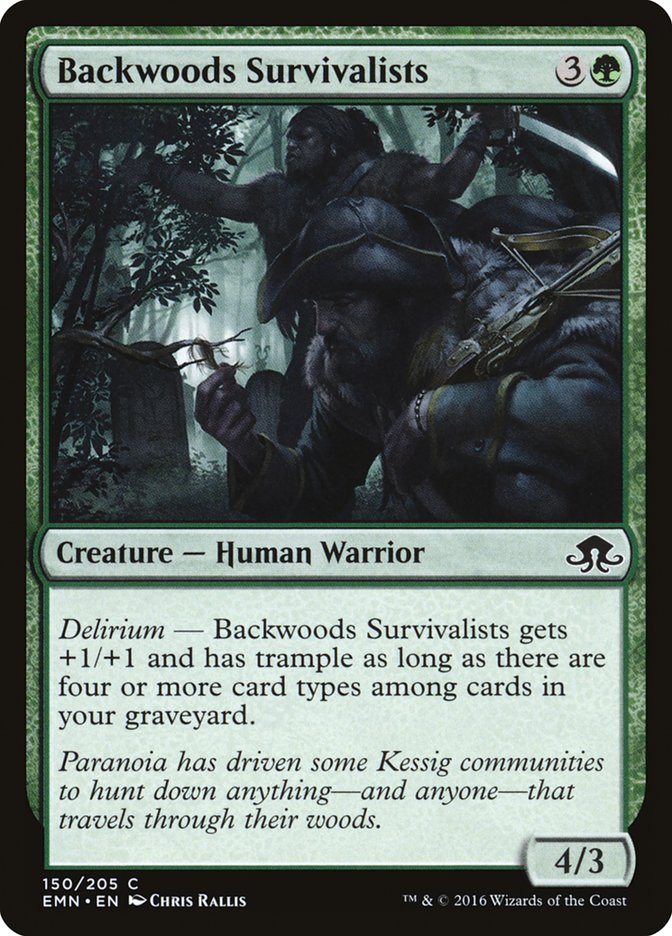 Backwoods Survivalists [Eldritch Moon] (150)