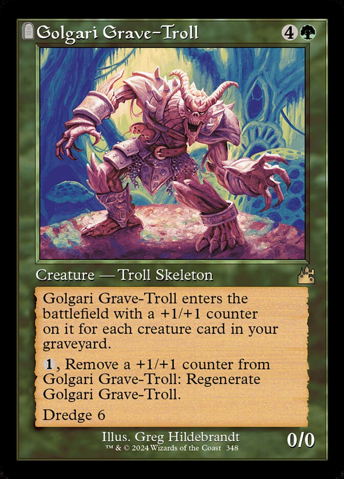 Golgari Grave-Troll [Ravnica Remastered] (348)