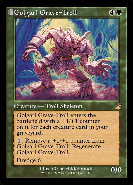Golgari Grave-Troll [Ravnica Remastered] (348)