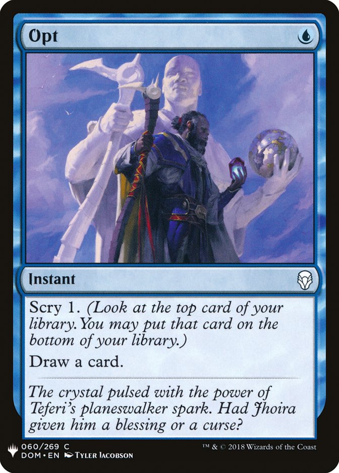 Opt [The List] (DOM-60)