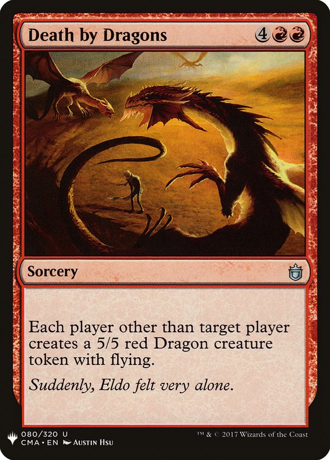 Death by Dragons [The List] (CMA-80)