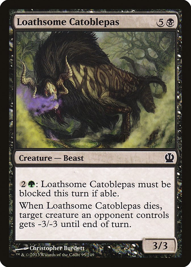 Loathsome Catoblepas [Theros] (95)