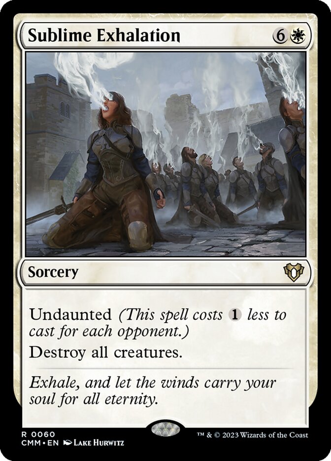 Sublime Exhalation [Commander Masters] (60)