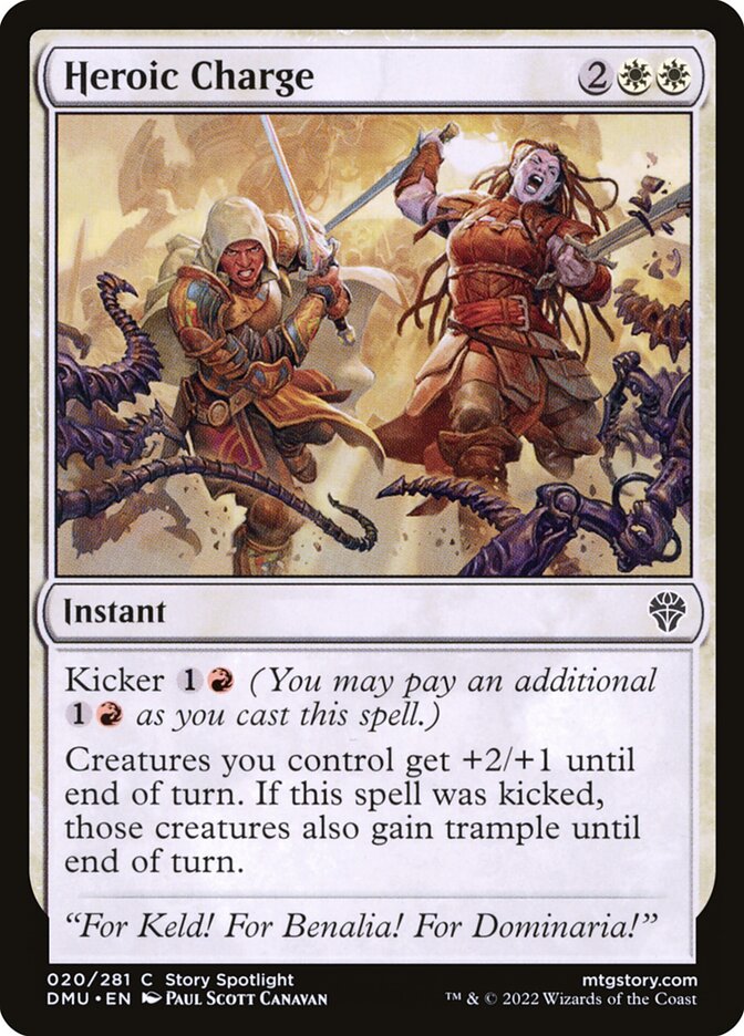 Heroic Charge [Dominaria United] (20)