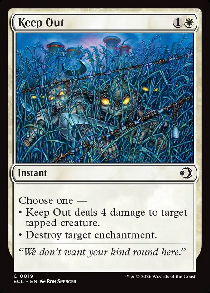 Keep Out [Lorwyn Eclipsed] (19)