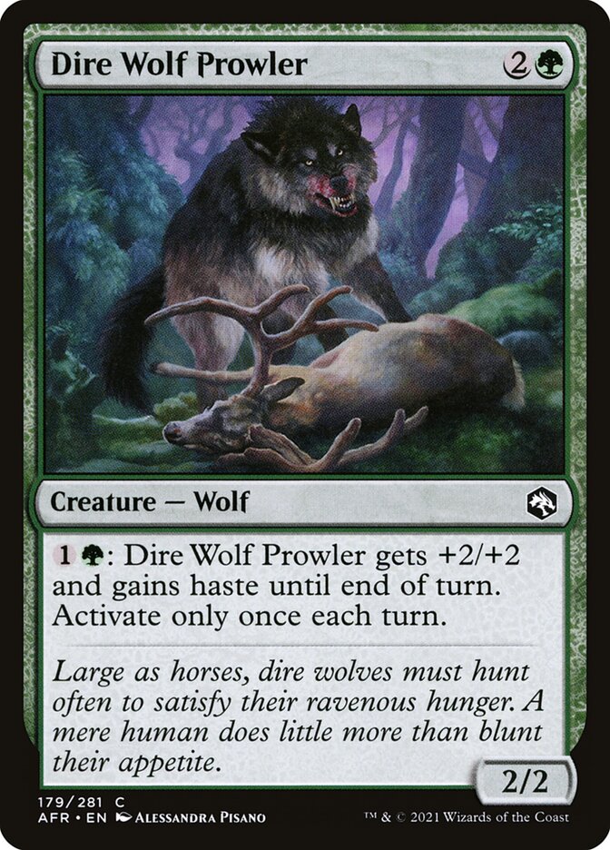 Dire Wolf Prowler [Adventures in the Forgotten Realms] (179)