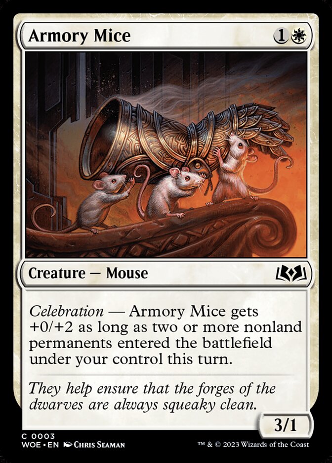 Armory Mice [Wilds of Eldraine] (3)