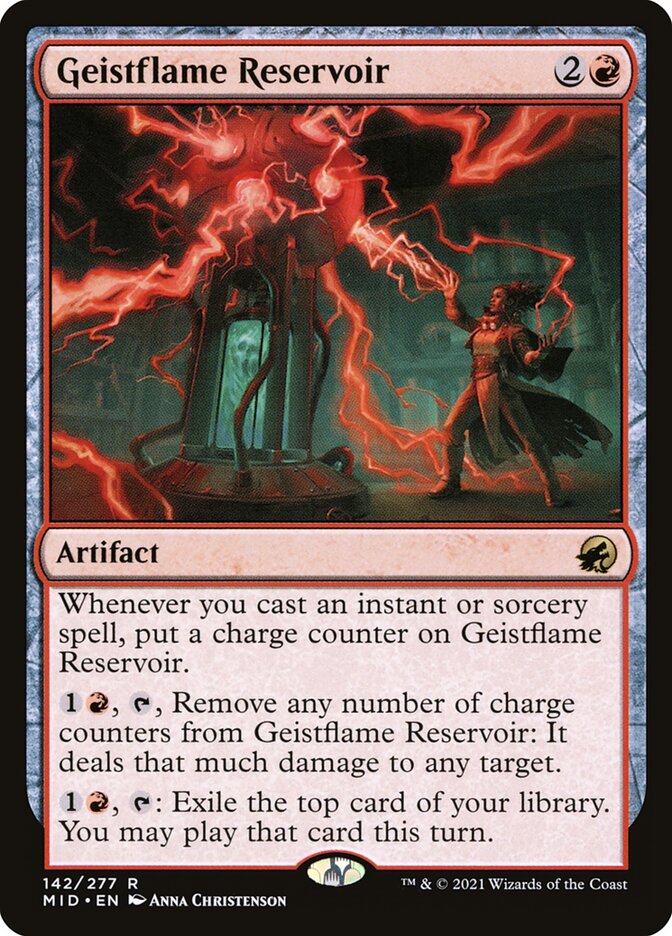 Geistflame Reservoir [Innistrad: Midnight Hunt] (142)