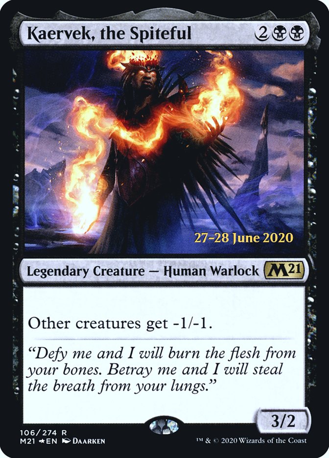 Kaervek, the Spiteful [Core Set 2021 Promos] (106s)