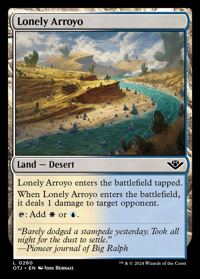 Lonely Arroyo [Outlaws of Thunder Junction] (260)
