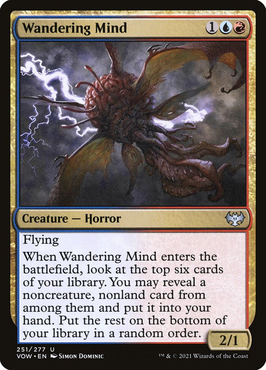 Wandering Mind [Innistrad: Crimson Vow] (251)