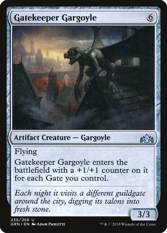 Gatekeeper Gargoyle [Guilds of Ravnica] (235)
