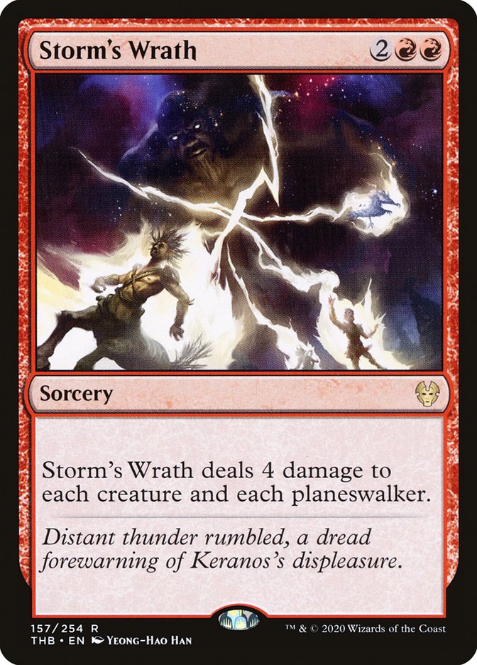 Storm's Wrath [Theros Beyond Death] (157)
