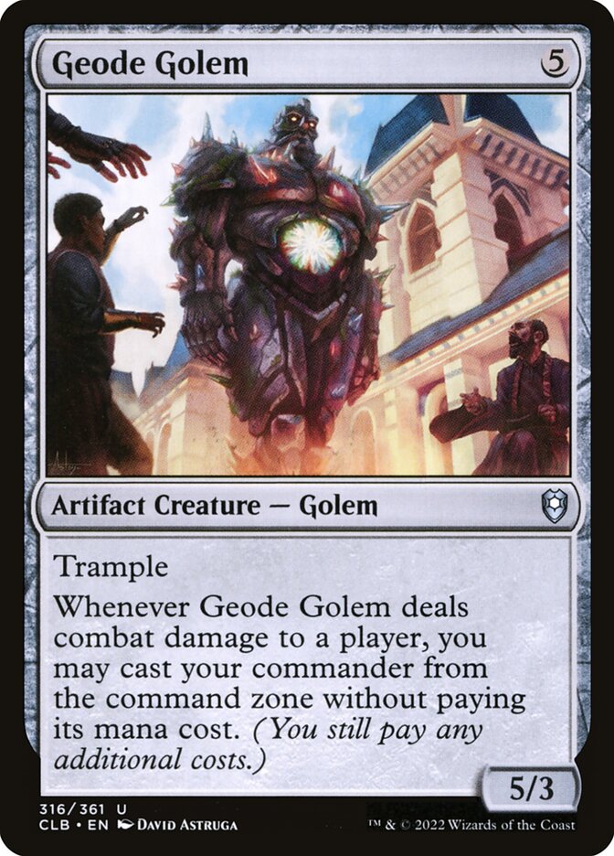 Geode Golem [Commander Legends: Battle for Baldur's Gate] (316)
