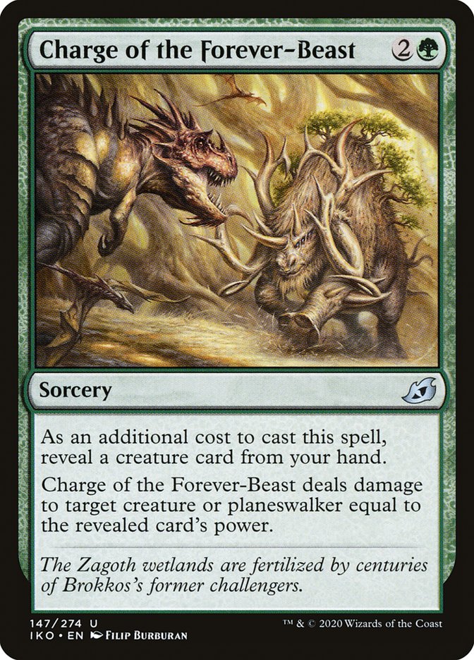 Charge of the Forever-Beast [Ikoria: Lair of Behemoths] (147)