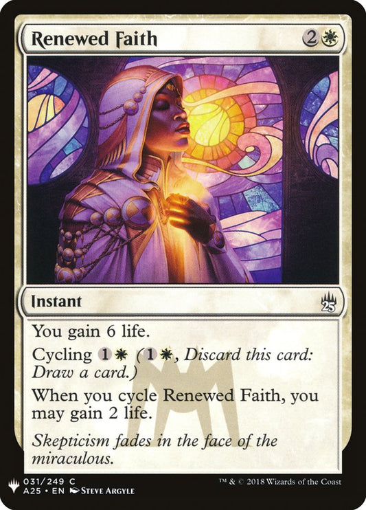 Renewed Faith [The List] (A25-31)