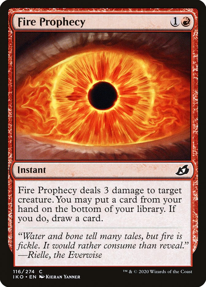 Fire Prophecy [Ikoria: Lair of Behemoths] (116)
