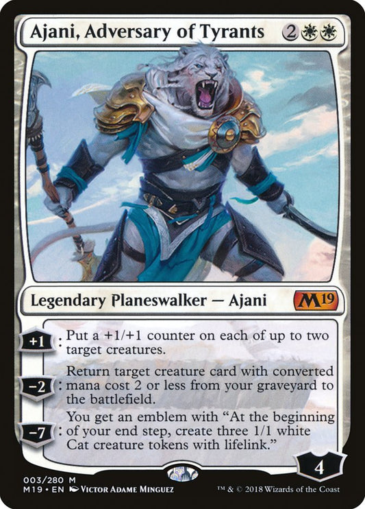 Ajani, Adversary of Tyrants [Core Set 2019] (3)