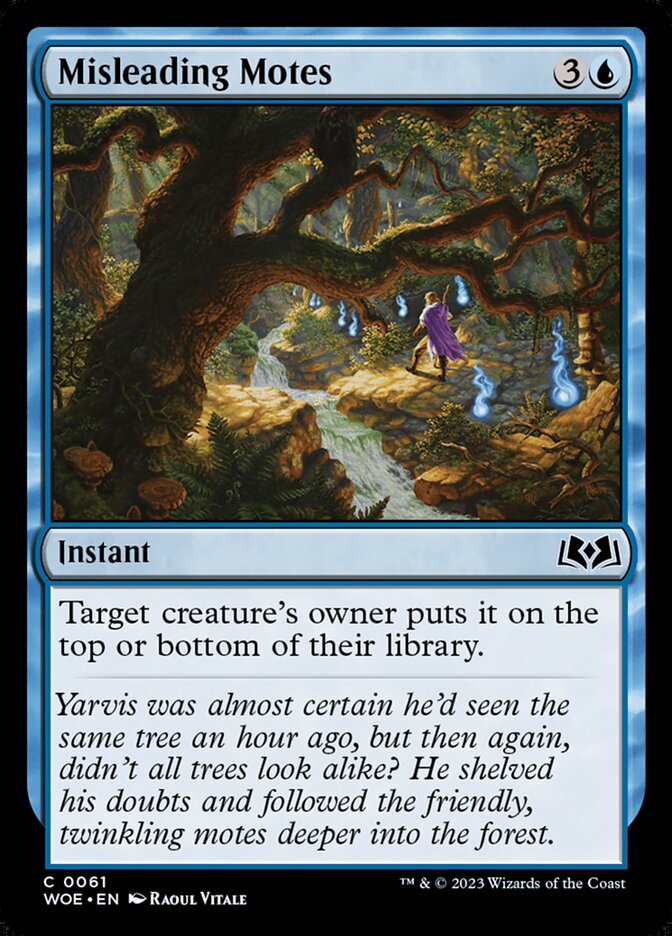 Misleading Motes [Wilds of Eldraine] (61)